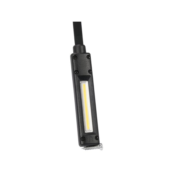 LAMPA WARSZTATOWA COB 500LM ELASTYCZNE RAMIĘ, REGULACJA ŚWIATŁA, IP54, IK07, PA6+TPR YT-08527