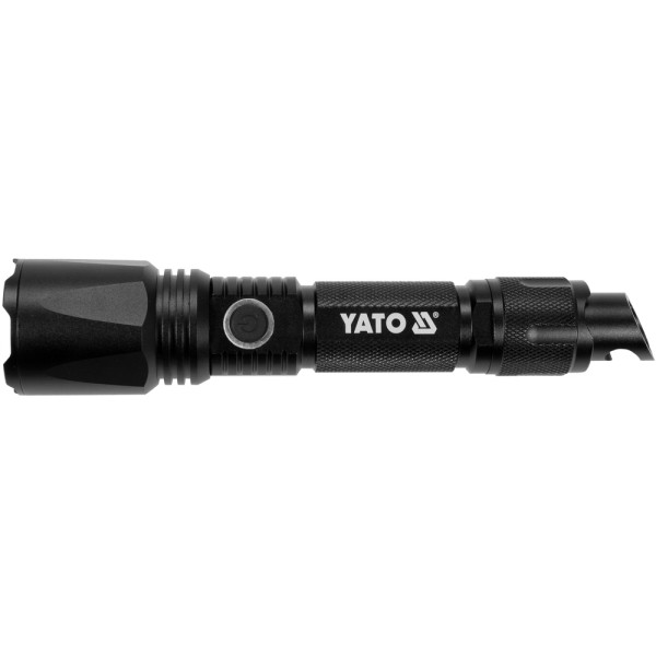 LATARKA AKUMULATOROWA 10W 900LM IP64, LI-ION 3,7V 2200MAH, ZASIĘG: 200M, POWERBANK, ZOOM YT-08559