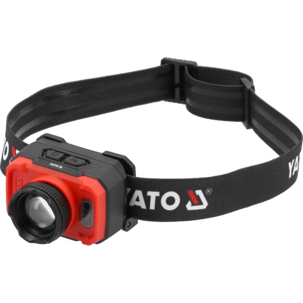 LATARKA CZOŁOWA 600LM AKU, CZUJNIK RUCH YT-085941
