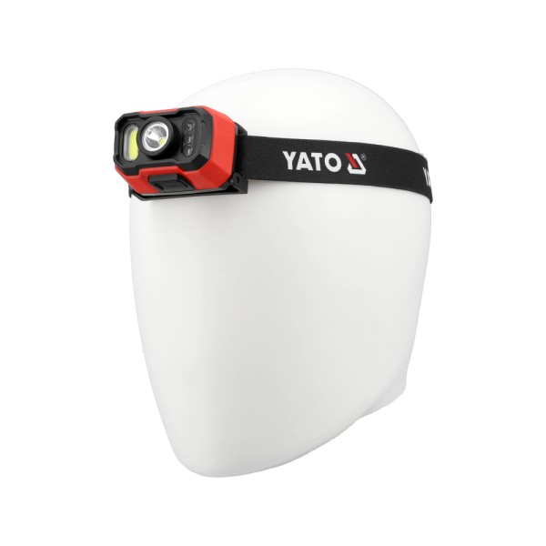 LATARKA CZOŁOWA 1000LM AKU, CZUJNIK RUCH YT-085942