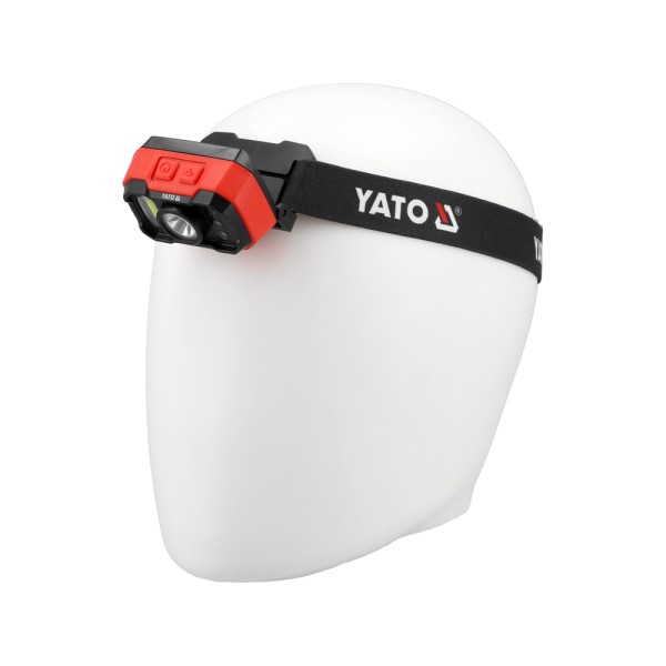 LATARKA CZOŁOWA 1000LM AKU, CZUJNIK RUCH YT-085942