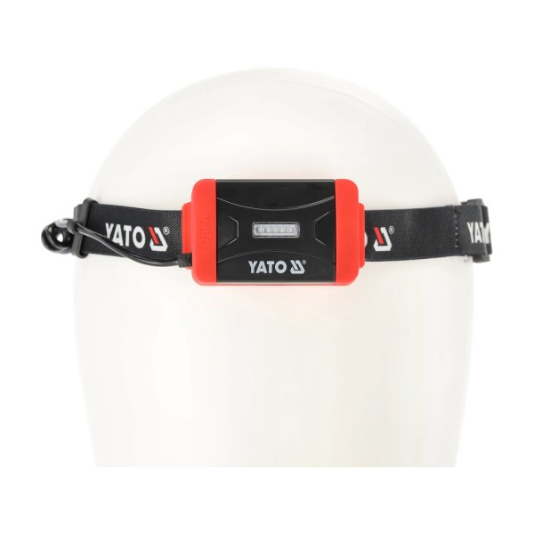 LATARKA CZOŁOWA 500LM 3XAAA, IP44, ŚWIATŁO BIAŁE, NIEBIESKIE I CZERWONE YT-08595