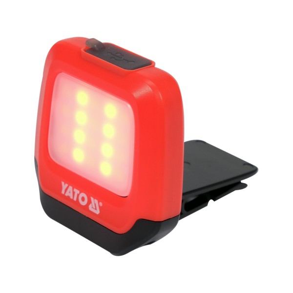 LATARKA CZOŁOWA I NA CZAPKĘ Z DASZKIEM 2W1 200LM YT-08598