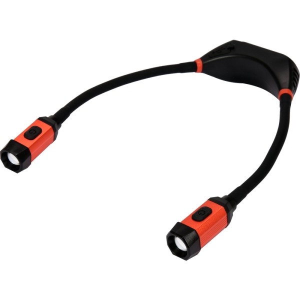LATARKA NA SZYJĘ 300LM, PŁYNNA REGULACJA ŚWIATŁA, LI-ION 3,7V 2000MAH, ELASTYCZNE RAMIONA YT-08599