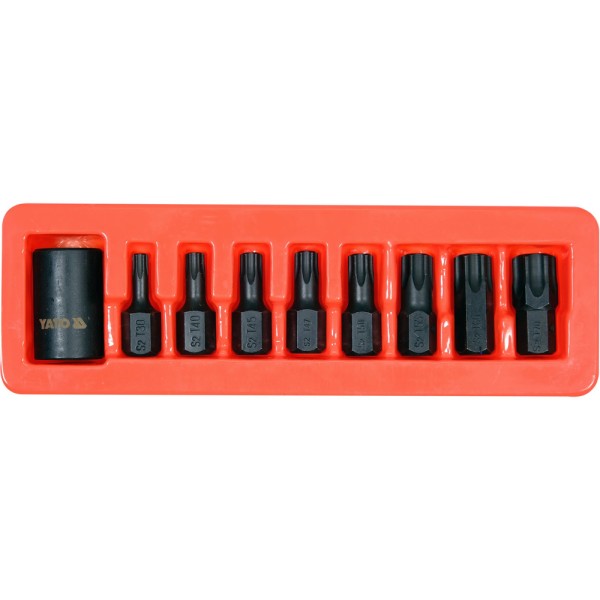 ZESTAW UDAROWYCH KLUCZY TRZPIENIOWYCH TORX  1/2' YT-10664