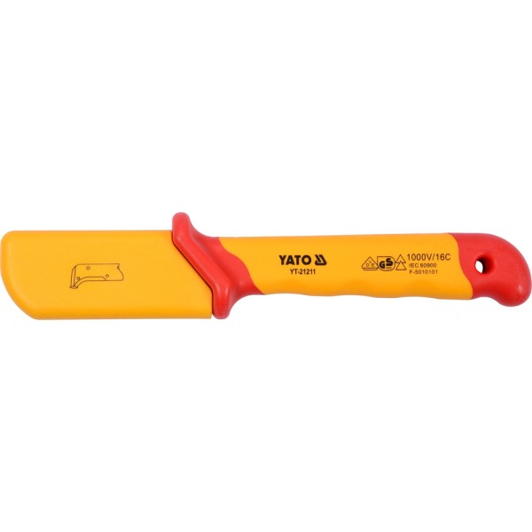 IZOLOWANY NÓŻ DEMONTAŻOWY DLA ELEKTRYKÓW 38X155MM VDE YT-21211