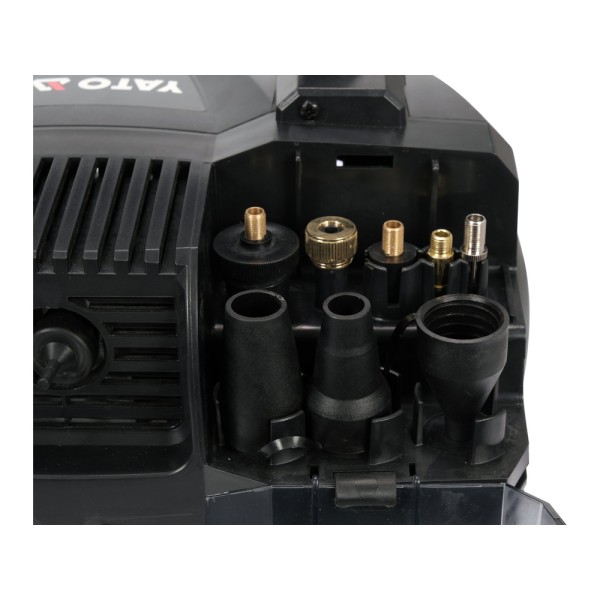 KOMPRESOR SAMOCHODOWY 36V, 8 BAR, 98 L/MIN - DWA AKUMULATORY 3 AH YT-23241