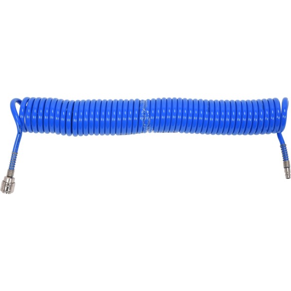 WĄŻ SPIRALNY 6,5MM X 10MM X 10M PU Z SZYBKOZŁĄCZAMI YT-24205