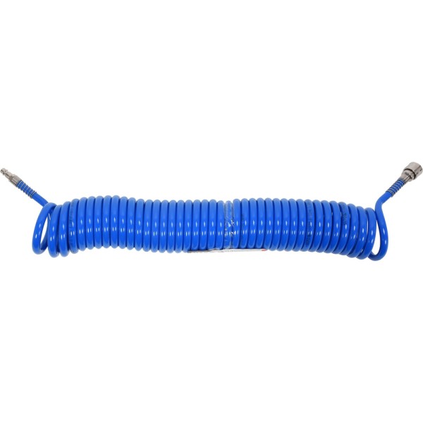 WĄŻ SPIRALNY 8MM X 12MM X 10M PU Z SZYBKOZŁĄCZAMI YT-24208