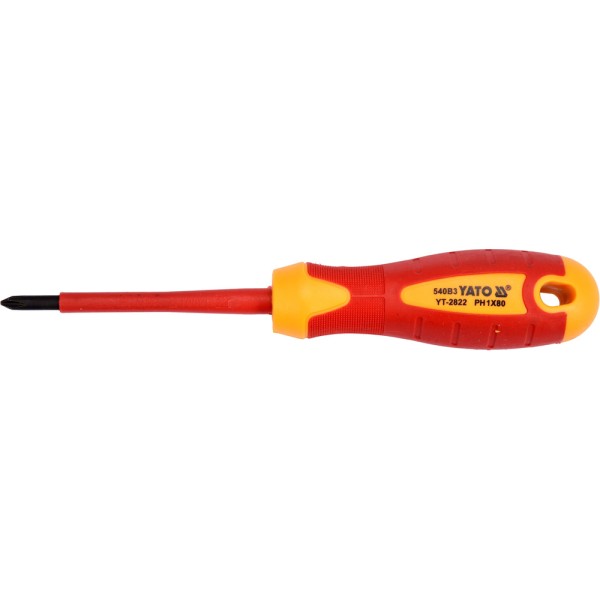 WKRĘTAK IZOLOWANY 1000 V PH1X80 MM YT-2822