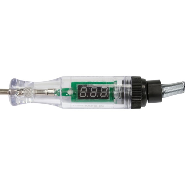 SAMOCHODOWY PRÓBNIK NAPIĘCIA 3-48V Z WYŚWIETLACZEM LCD. YT-28667