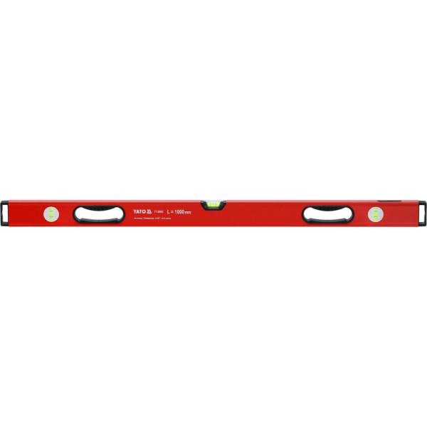 POZIOMNICA ALU  1000 MM Z UCHWYTEM /3 LIBELLE YT-30083