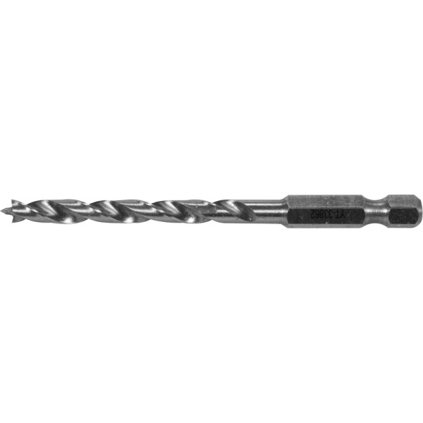 WIERTŁO DO DREWNA SPIRALNE 5MM HEX YT-33862