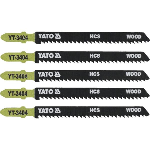 BRZESZCZOT DO WYRZYNARKI TYP T, 10 TPI, DO DREWNA / 5 SZT. YT-3404