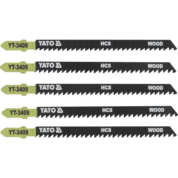 BRZESZCZOT DO WYRZYNARKI TYP T, 8 TPI, DO DREWNA / 5 SZT. YT-3409