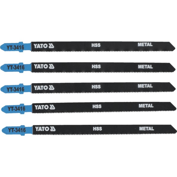 BRZESZCZOT DO WYRZYNARKI TYP T, 21 TPI, DO METALU / 5 SZT. YT-3416