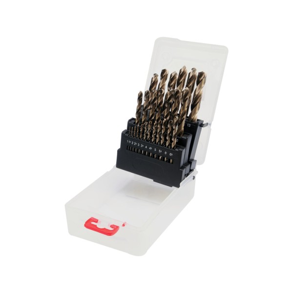 ZESTAW WIERTEŁ DO METALU CO-HSS 25 SZT. 1-13MM YT-41605