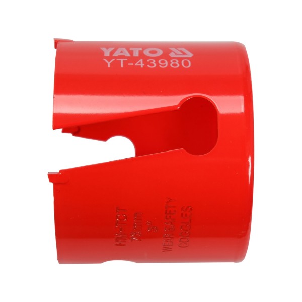 OTWORNICA UNIWERSALNA TCT 76MM 5/8''  DO SILKI, PUSTAKÓW CERAMICZNYCH I PŁYT OSB YT-43980