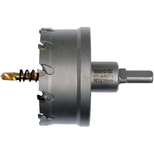 OTWORNICA TCT DO METALU 70MM YT-44071
