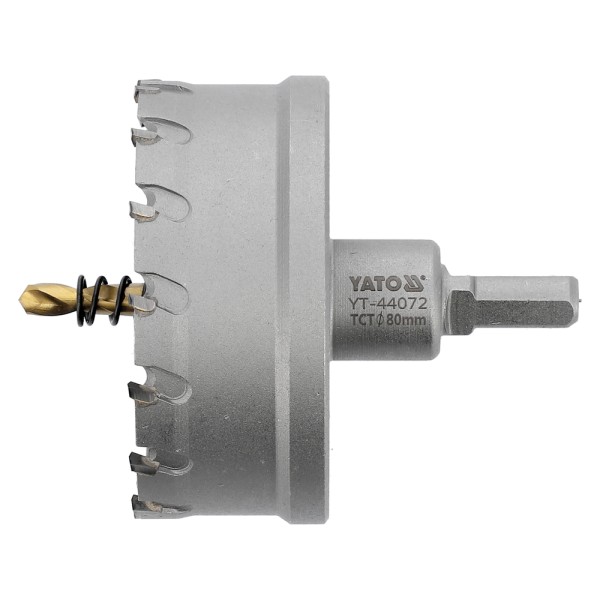 OTWORNICA TCT DO METALU 80MM YT-44072