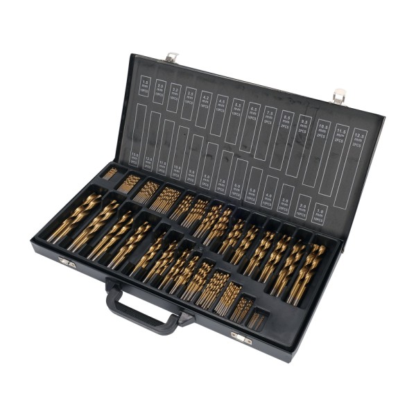 ZESTAW WIERTEŁ DO METALU 190SZT 1-13MM YT-44677