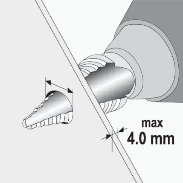 WIERTŁO STOPNIOWE 10-30MM YT-44746