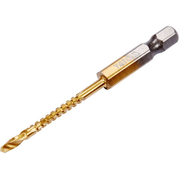 WIERTŁO FREZUJĄCE DO METALU 3,0MM HSS-TIN HEX YT-44820