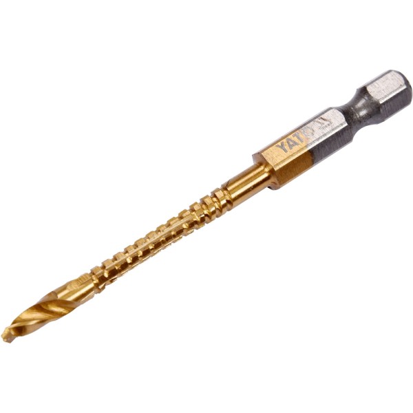 WIERTŁO FREZUJĄCE DO METALU 4,0MM HSS-TIN HEX YT-44821