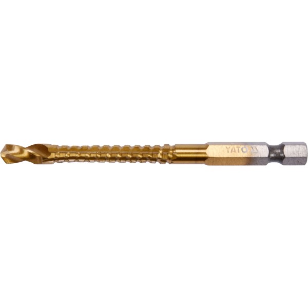 WIERTŁO FREZUJĄCE DO METALU 6,0MM HSS-TIN HEX YT-44823