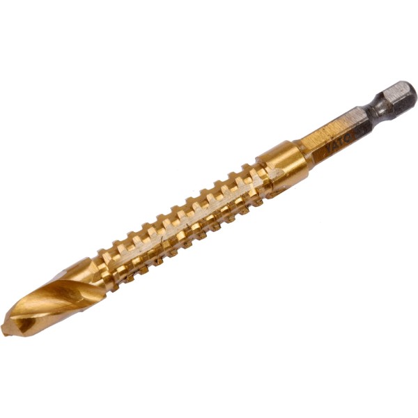 WIERTŁO FREZUJĄCE DO METALU 9,0MM HSS-TIN HEX YT-44827