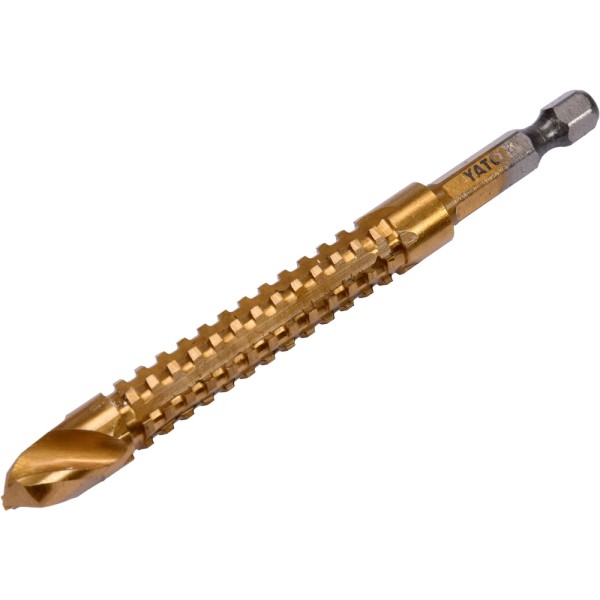 WIERTŁO FREZUJĄCE DO METALU 10,0MM HSS-TIN HEX YT-44828