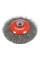 SZCZOTKA TARCZOWA 125MM M14 INOX YT-47612