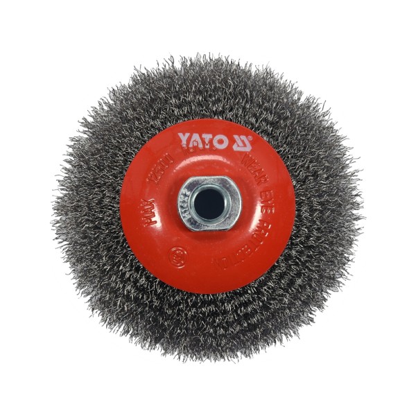 SZCZOTKA TARCZOWA 125MM M14 INOX YT-47612