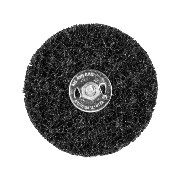 SZCZOTKA TARCZOWA 100MM Z TRZPIENIEM NA WIERTARKĘ YT-47802