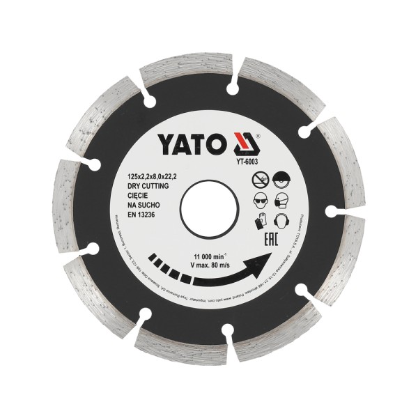 TARCZA DIAMENTOWA, SEGMENTOWA 125 MM YT-6003