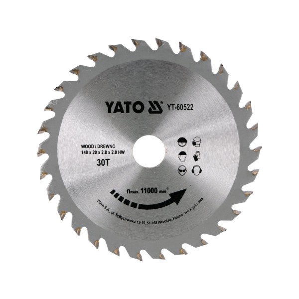 TARCZA WIDIOWA DO DREWNA 140X30TX20MM YT-60522