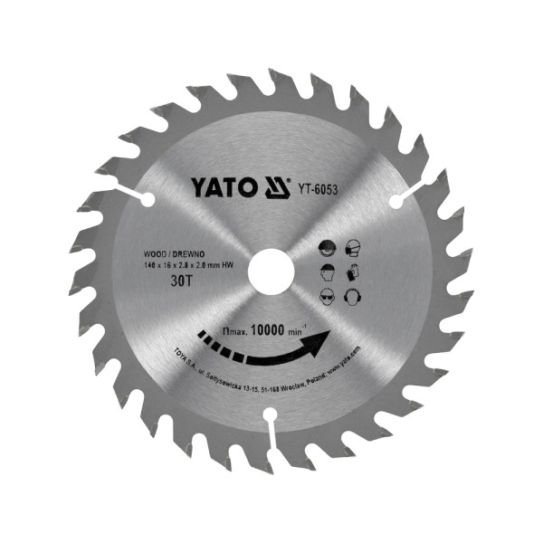TARCZA WIDIOWA 140X30TX16 MM YT-6053