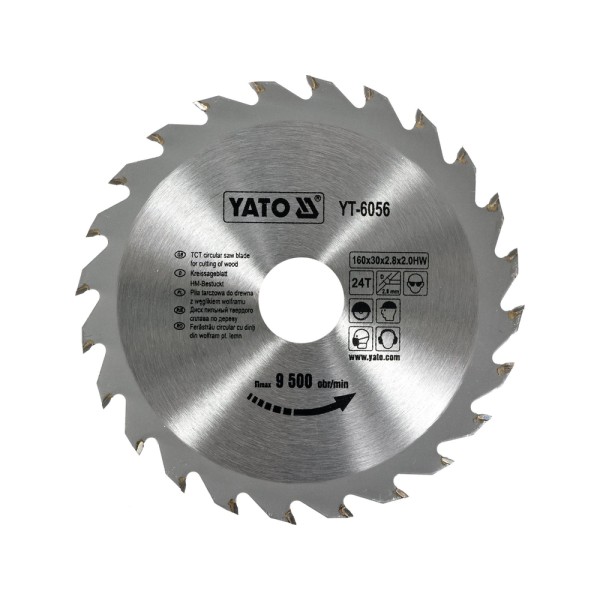 TARCZA WIDIOWA 160X24TX30 MM YT-6056