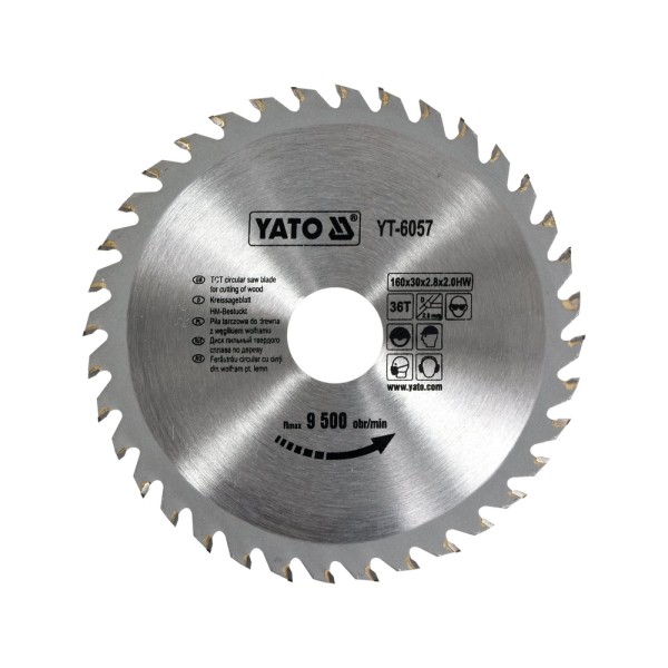 TARCZA WIDIOWA 160X36TX30 MM YT-6057