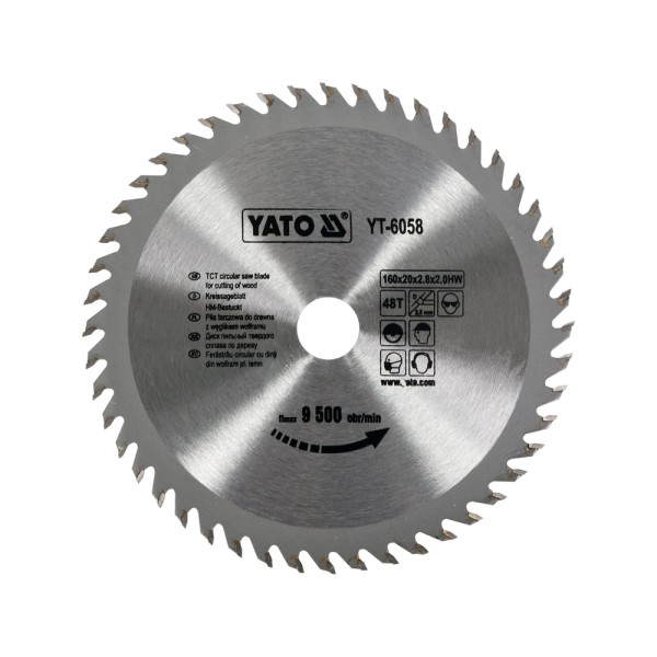 TARCZA WIDIOWA 160X48TX20 MM YT-6058