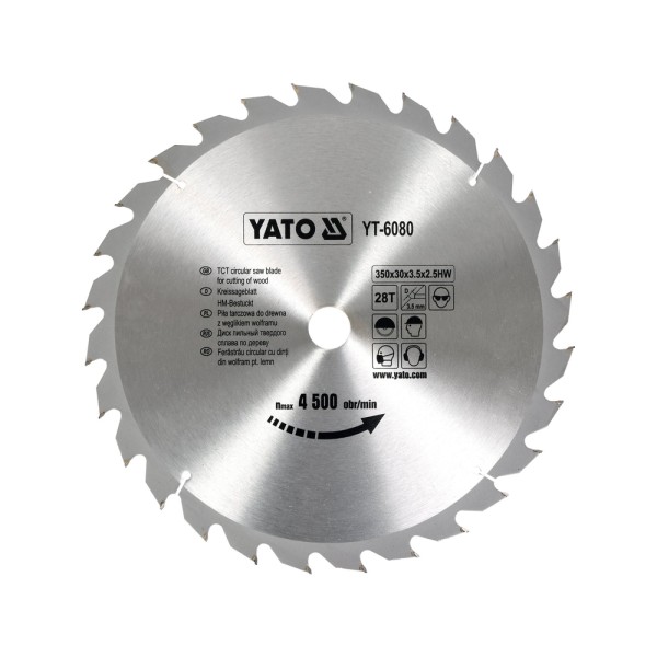 TARCZA WIDIOWA 350X28TX30 MM YT-6080