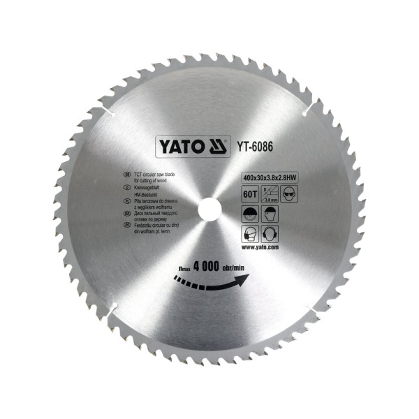 TARCZA WIDIOWA 400X60TX30 MM YT-6086