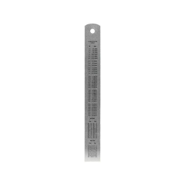 LINIAŁ MIERNICZY STAINLESS STEEL 150MM YT-70720
