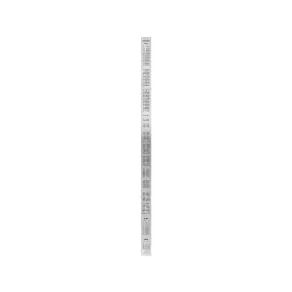 LINIAŁ MIERNICZY STAINLESS STEEL 1000MM YT-70724