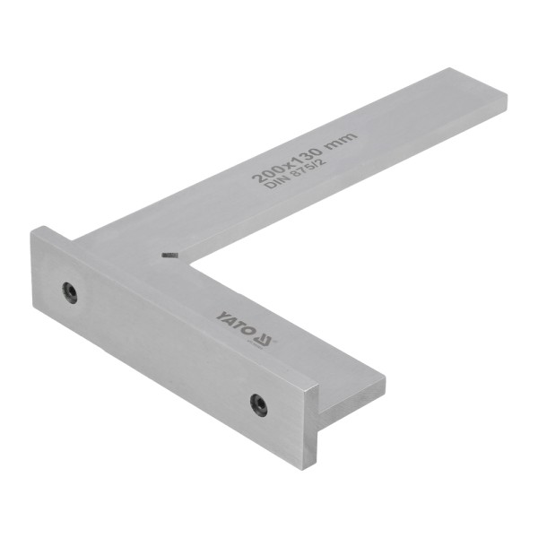 KĄTOWNIK ŚLUSARSKI ZE STOPKĄ 200X130 MM KL II YT-70763