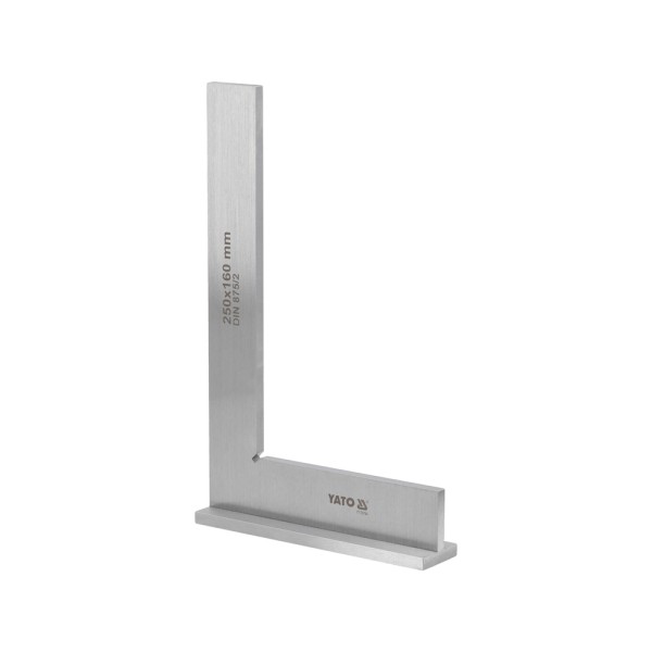 KĄTOWNIK ŚLUSARSKI ZE STOPKĄ 250X160 MM KL II YT-70764