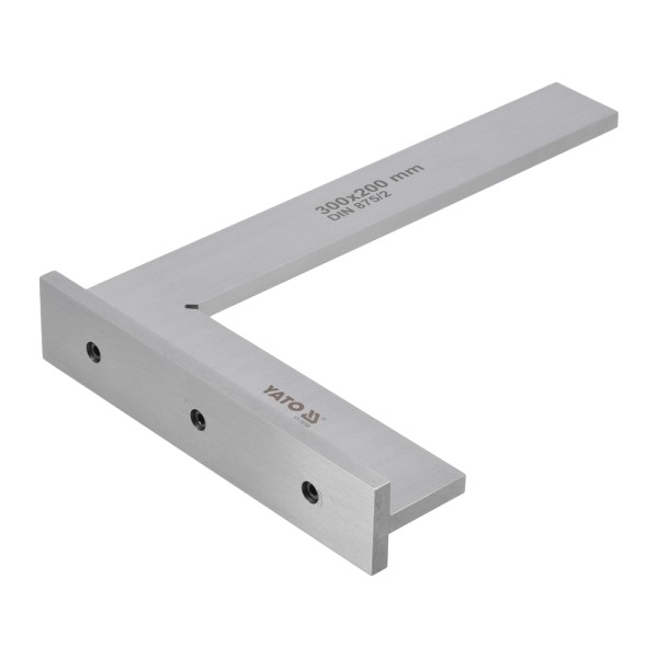 KĄTOWNIK ŚLUSARSKI ZE STOPKĄ 300X200 MM KL II YT-70765