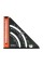 KĄTOWNIK ALUMINIOWY ZE STOPKĄ 140 MM -EKIERKA YT-70783
