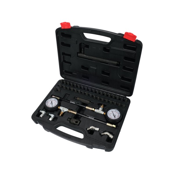 TESTER CIŚNIENIA W UKŁADZIE HAMULCOWYM. ZAWIERA 46 ELEMENTÓW YT-73040