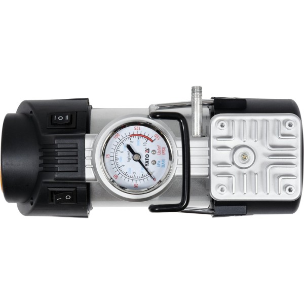 KOMPRESOR SAMOCHODOWY Z LAMPĄ LED, 12V 180W YT-73460